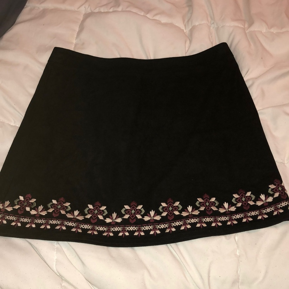 SUEDE HIGH WAISTED SKIRT